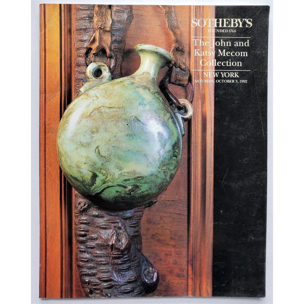 Sotheby's Auction Catalog John‎ and Katsy Mecom Collection New York Oct 3 1992